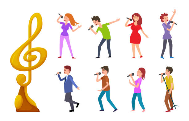 các ca sĩ đang hát