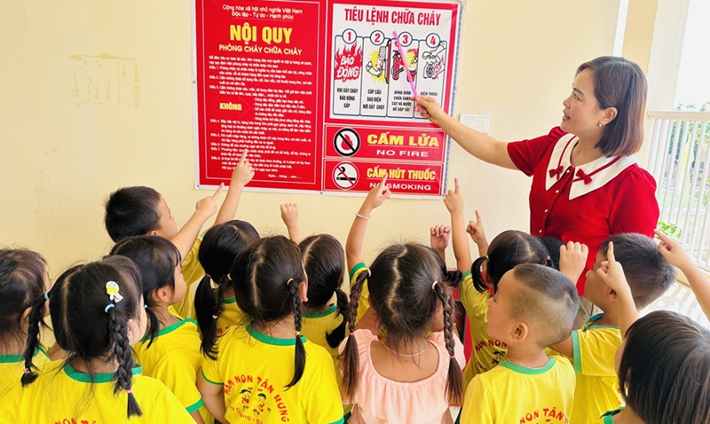 những kỹ năng PCCC cơ bản, dễ hiểu và phù hợp với lứa tuổi học sinh tiểu học
