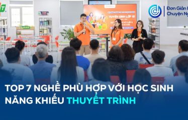 nghề phù hợp với học sinh năng khiếu thuyết trình